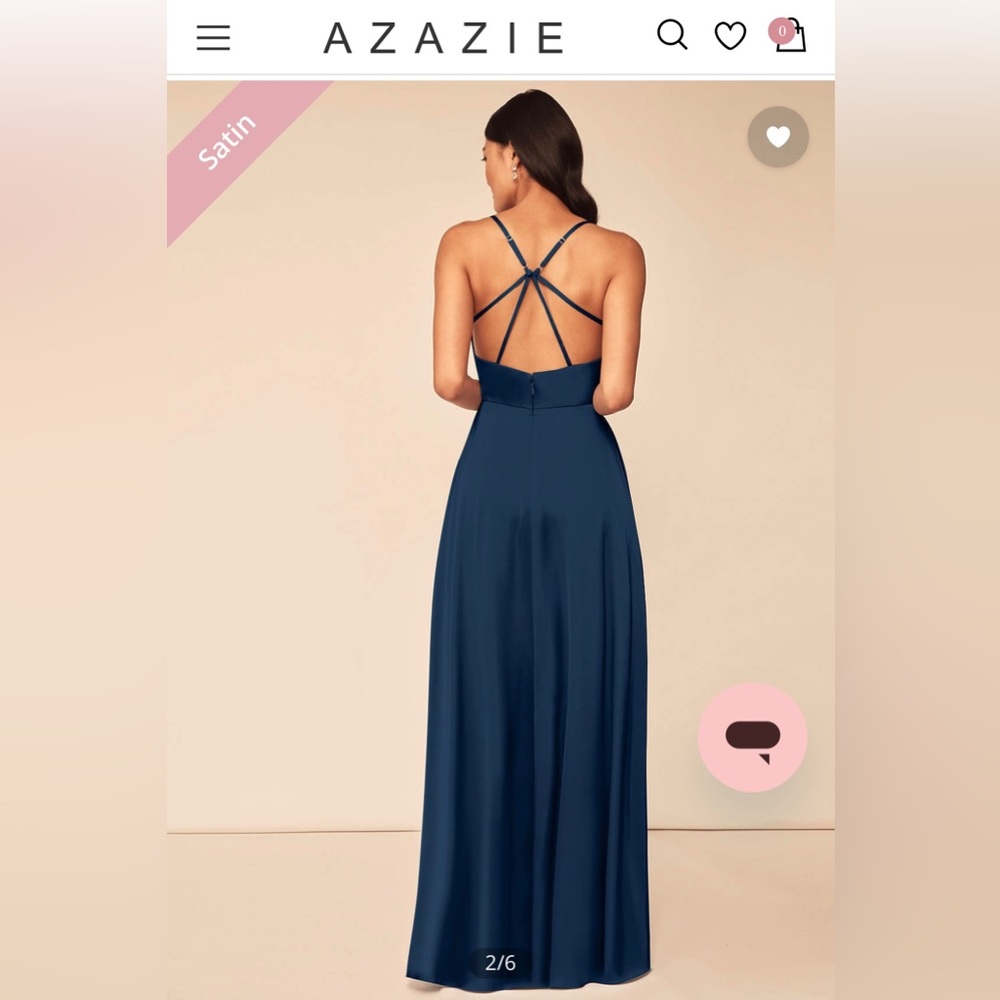 AZAZIE CLOVE STRETCH SATIN DRESS